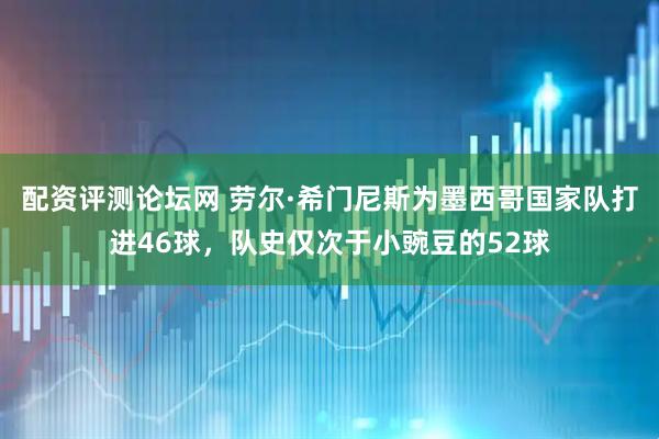 配资评测论坛网 劳尔·希门尼斯为墨西哥国家队打进46球，队史仅次于小豌豆的52球